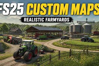 build realistic farming simulator 25 multiplayer maps and farmyards