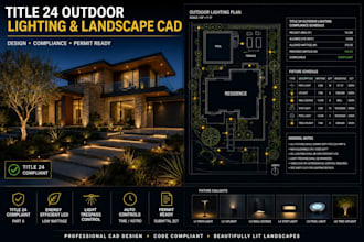 title 24 outdoor lighting plans and landscape design
