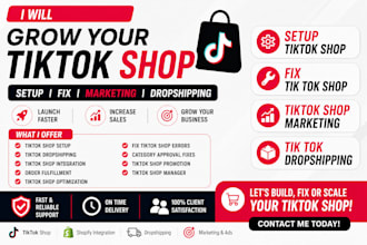manage tiktok shop, tiktok ads manager, affiliate program, tiktok dropshipping