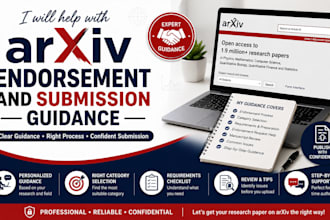 help with arxiv endorsement and submission guidance