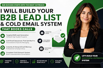 create your b2b lead generation and cold email system