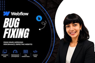 fix bugs and issues on your webflow website quickly