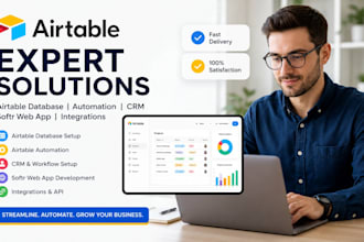 airtable, airtable automations, airtable database, softr io, softr client portal