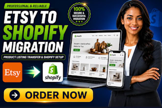 migrate, connect your shopify store with amazon, etsy, ebay, and tiktok shop