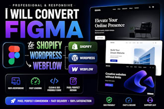 convert figma to shopify, figma to wordpress, figma to webflow