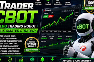 develop ctrader cbot, calgo trading robot, calgo strategy