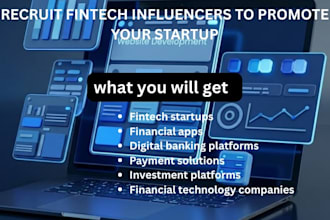 recruit fintech influencers to promote your startup