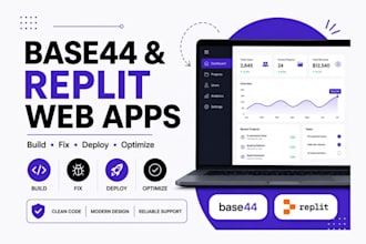 be your lovable base44 and replit developer for web apps