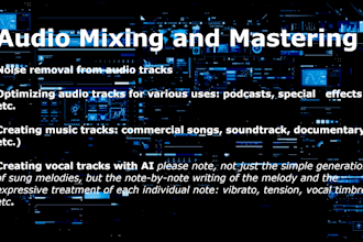 transform your song or audio track into a masterpiece