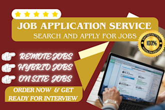do job search, job application and apply for jobs