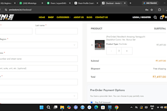 develop a modern responsive react js website