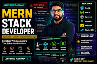 be your mern developer for web app development