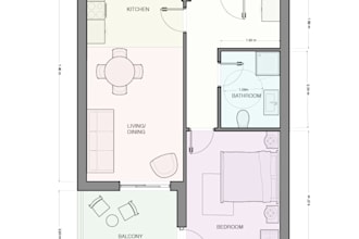 redraw your architectural floor plan professionally