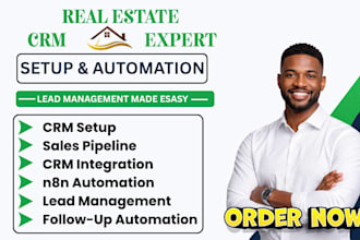 do real estate CRM resimpli, boomtown, lofty CRM, zfollow up boss n8n automation