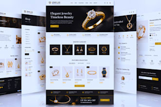 build wordpress jewelry store jewelry shop ecommerce online store website