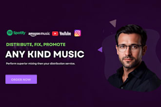 music manager, artist manager, music distribution, music marketing and fix issue