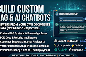 build a custom rag ai chatbot with langchain