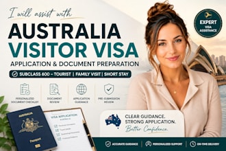 do australia visitor visa application and document preparation