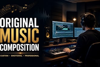 compose and arrange background, gospel and worship music with real instruments