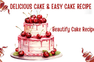 write delicious and easy cake recipes for your blog and cookbook