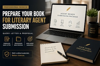 prepare your book for literary agent submission with a query letter and proposal