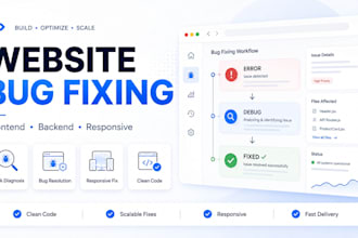 fix website bugs errors frontend backend