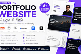 build duda tilda readymag typedream portfoliobox semplice portfolio website