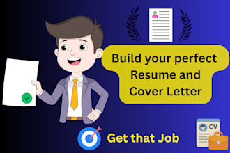 provide ats friendly resume, CV and cover letter