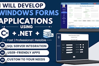 develop c sharp dot net windows forms desktop applications