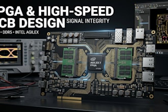 design fpga pcb with intel altera ddr4 ddr5 and high speed interfaces