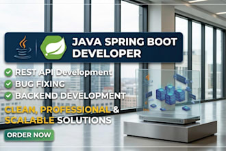 develop a java spring boot rest API