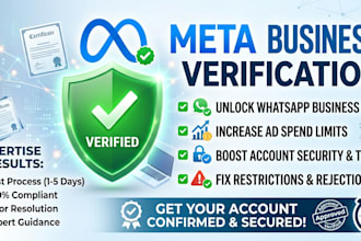 handle your complete meta business manager verification
