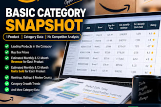 prepare a market analysis