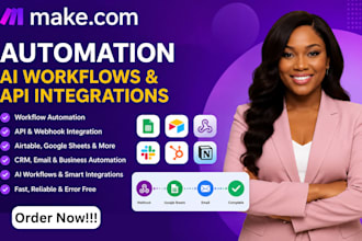 setup make com automation, make com, ai automation, fix make