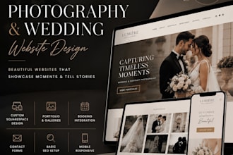 do photography website wedding website square space
