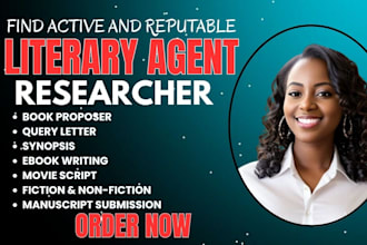 critique screenplay, manuscript, query letter, book proposal for literary agents