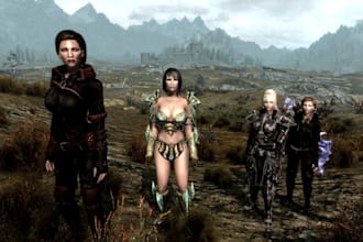 create a custom skyrim mod with animation weapon armor clothes for game mods