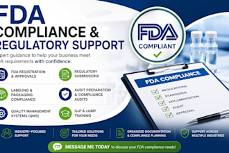 fda expert compliance services for drugs and medical devices