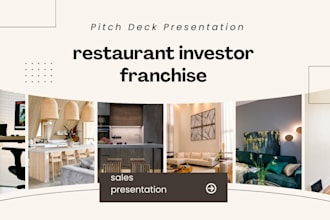 design franchise pitch deck restaurant investor franchise sales presentation