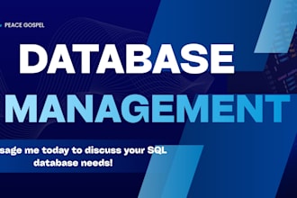 be your database analyst database management