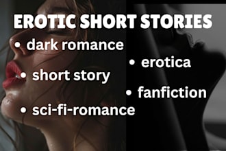 write custom nsfw erotica dark romance kinky fantasy smut stories