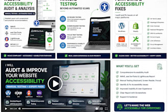 audit and fix website accessibility issues
