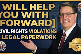 help you with civil rights violations, claims and legal paperwork