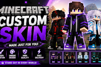 custom minecraft skins based on your character
