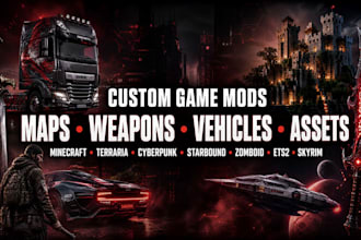 mod minecraft, terraria, cyberpunk, starbound, project zomboid, ets 2, skyrim