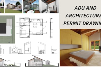 create adu and architectural permit drawings