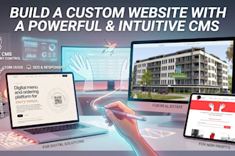 build a custom website with a powerful cms