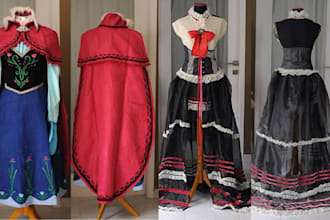 sew custom fabric cosplay costumes anime video game use spandex satin cotton