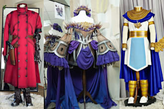 cosplay creation sew fabric cosplay costume pattern design custom cosplay outfit