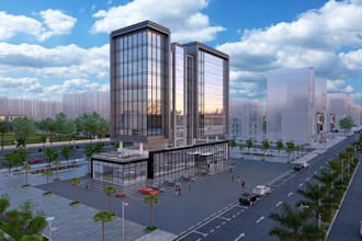 create professional commercial building design and 3d architectural rendering